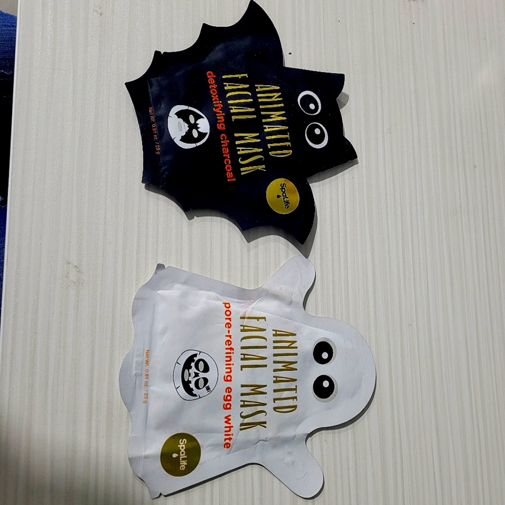 2 Spa Life Halloween masks